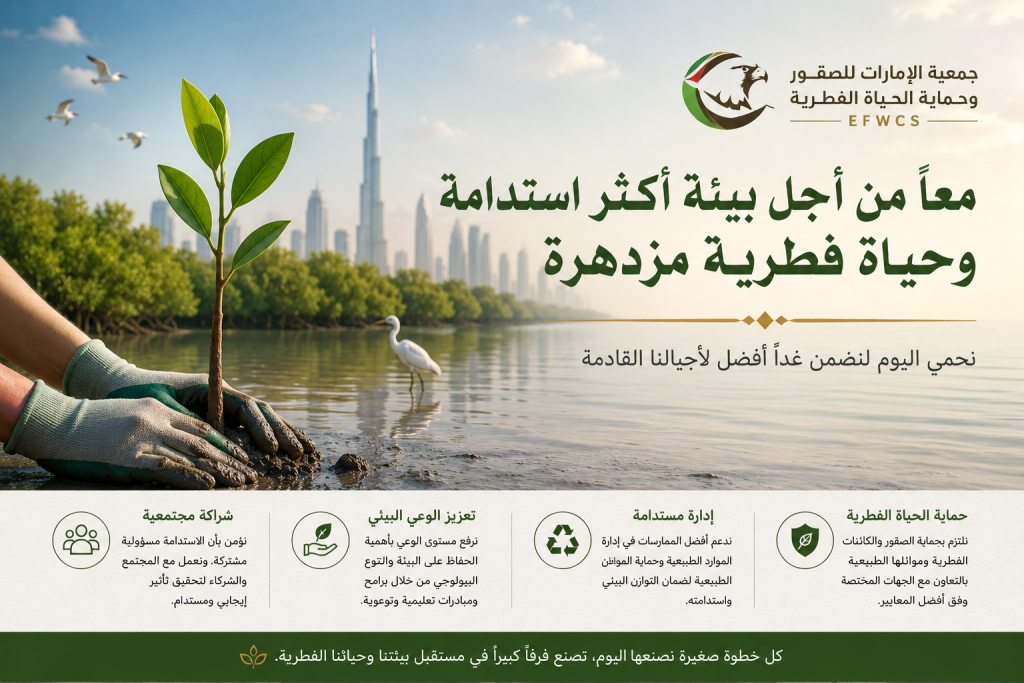 معاً من أجل بيئة أكثر استدامة وحياة فطرية مزدهر